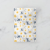Süße Daisy Blumenmuster Dankeskarten Dankeskarte (Innenseite)