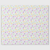 Süße Daisy-Muster-Wrap-Rolle Geschenkpapier (Flach)