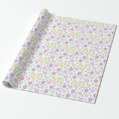 Süße Daisy-Muster-Wrap-Rolle Geschenkpapier (Ungerollt)