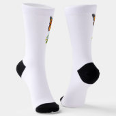 Süße Dalmatiner/Schmetterlingsfreunde Socken (Gewinkelt)