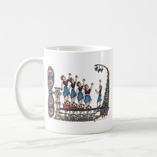 Süße Dame Singers Kaffeetasse (Links)