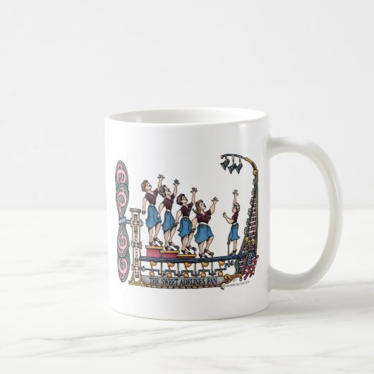 Süße Dame Singers Kaffeetasse (Rechts)