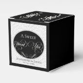 Süße Danke - Schwarz/Silber Geschenkschachtel (Vorderseite)
