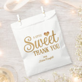 Süße Dankeschön-Geschenktüten aus Gold Geschenktütchen (Ausgeschnitten)