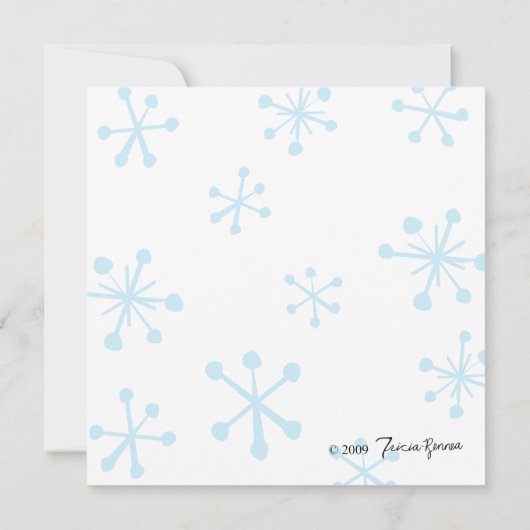 Süsse Deer Einladung (Rückseite)