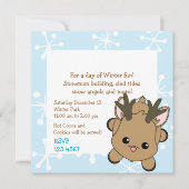 Süsse Deer Einladung (Vorderseite)