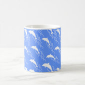 Süße Delfine  Kaffeetasse (Mittel)