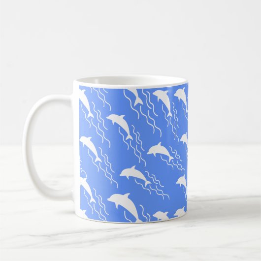 Süße Delfine  Kaffeetasse (Links)
