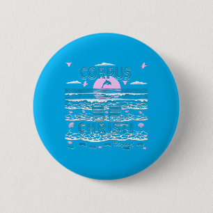 Süße Delfinliebhaber-Familie Corpus Christi Tx Fam Button