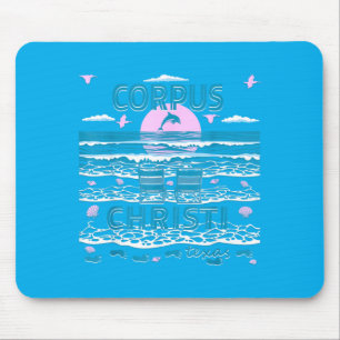 Süße Delfinliebhaber-Familie Corpus Christi Tx Fam Mousepad