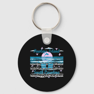 Süße Delfinliebhaber-Familie Pawleys Island SC Fam Schlüsselanhänger