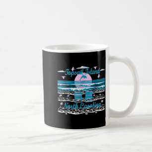 Süße Delfinliebhaber-Familie Topsail Island NC Fam Kaffeetasse