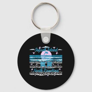 Süße Delfinliebhaber-Familie Topsail Island NC Fam Schlüsselanhänger