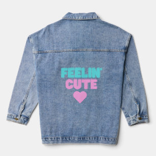 Süße Denim-Jacke Jeansjacke