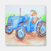 Süsse der Bauer Guinea Schweinefleisch Magnet (Vorne)