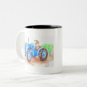 Süsse der Bauer Guinea Schweinefleisch Zweifarbige Tasse (Vorderseite Links)