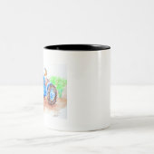 Süsse der Bauer Guinea Schweinefleisch Zweifarbige Tasse (Mittel)