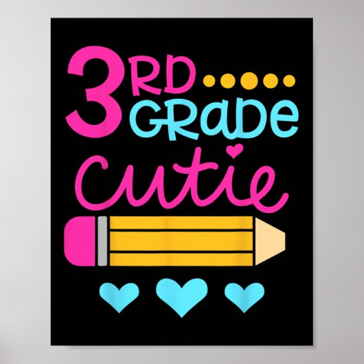 Süsse der dritten Klasse erster Schultag Poster (Vorne)