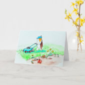 Süsse der Guinea Gießen des Gartenmalers Karte (Gelbe Blume)