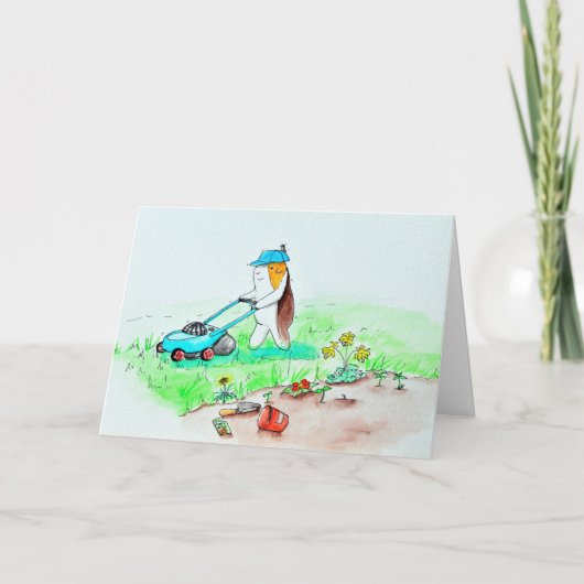 Süsse der Guinea Gießen des Gartenmalers Karte (Vorderseite)