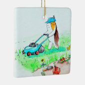 Süsse der Guinea Gießen des Gartenmalers Keramikornament (Rechts)