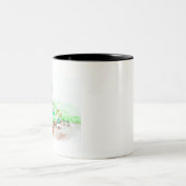 Süsse der Guinea Gießen des Gartenmalers Zweifarbige Tasse (Mittel)