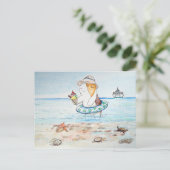 Süsse der Guinea Schweinefleisch an der Küste Male Postkarte (Stehend Vorderseite)