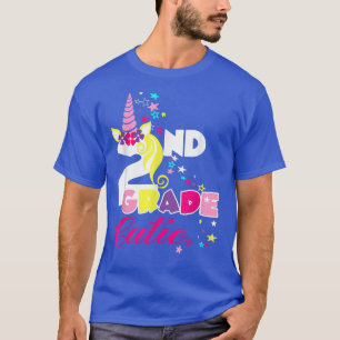 Süsse der zweiten Klasse Hallo Mädchen der zweiten T-Shirt