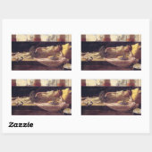 Süße des Nichts tun (Dolce far Niente) Rechteckiger Aufkleber (Blatt)