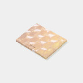 Süße Details goldener Honigwabenrüben mit Ihrem Na Post-it Klebezettel (angewinkelt)