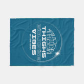 Süße dicke Oberschenkel Eclipse Vibes Solar Fleecedecke (Vorderseite (Horizontal))