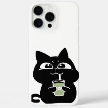 Süße dicke schwarze Katze