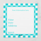 Süße Diner-Retro-Party Einladung (Rückseite)