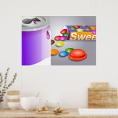 Süße Dinge Poster (Küche)