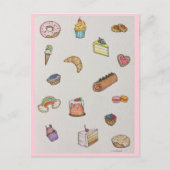 Süße Dinge Postkarte (Vorderseite)