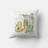 Süße Dino-Badezeit Kissen (Rückseite)