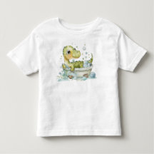 Süße Dino-Badezeit