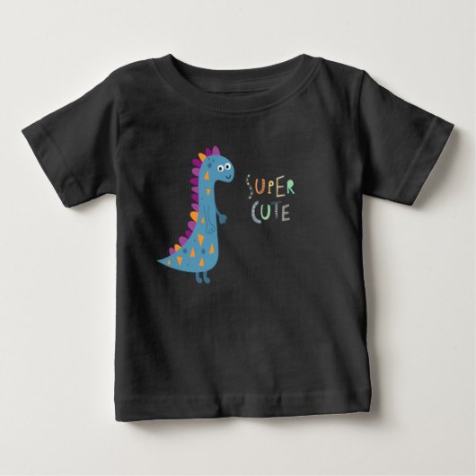 Süsse Dinosaur Baby T - Shirt (Vorderseite)