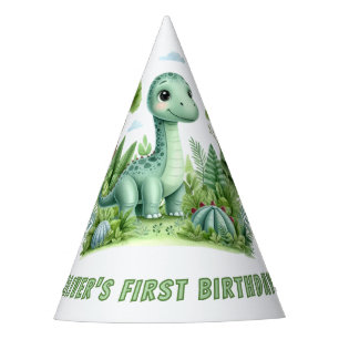 Süße Dinosaurier-Baby-1. Geburtstagsfeier Partyhütchen