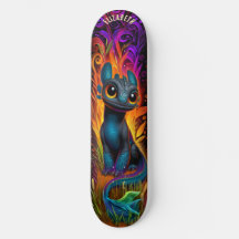 Süße Dinosaurier-Fantasie-Wald-Kühle-Kinder-Kunst