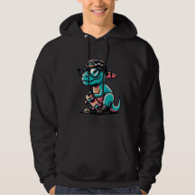 Süße Dinosaurier-Kapuzenjacke