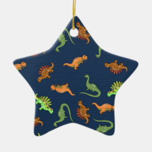 Süße Dinosaurier Muster Keramik Ornament