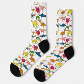 Süße Dinosaurier-Sammlung Thunder_Cove Socken (Linkes Detail)