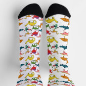 Süße Dinosaurier-Sammlung Thunder_Cove Socken (Oben)