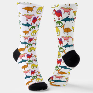 Süße Dinosaurier-Sammlung Thunder_Cove Socken