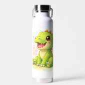 Süße Dinosaurier-Wasserflasche Trinkflasche (Vorne)