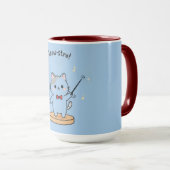 Süße Dirigenten-Tasse der Katzen-Orchester Tasse (VorderseiteRechts)