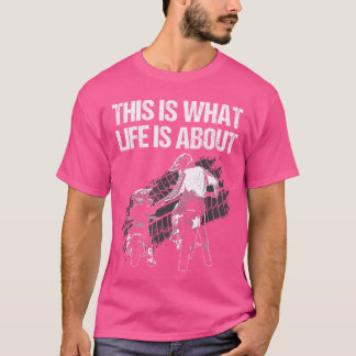 Süße Dirtbike-Kunst für Männer Vater Dirtbike Moto T-Shirt