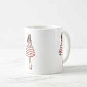 Süße Diva-WeihnachtsTasse Kaffeetasse (VorderseiteRechts)