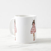 Süße Diva-WeihnachtsTasse Kaffeetasse (Vorderseite Links)